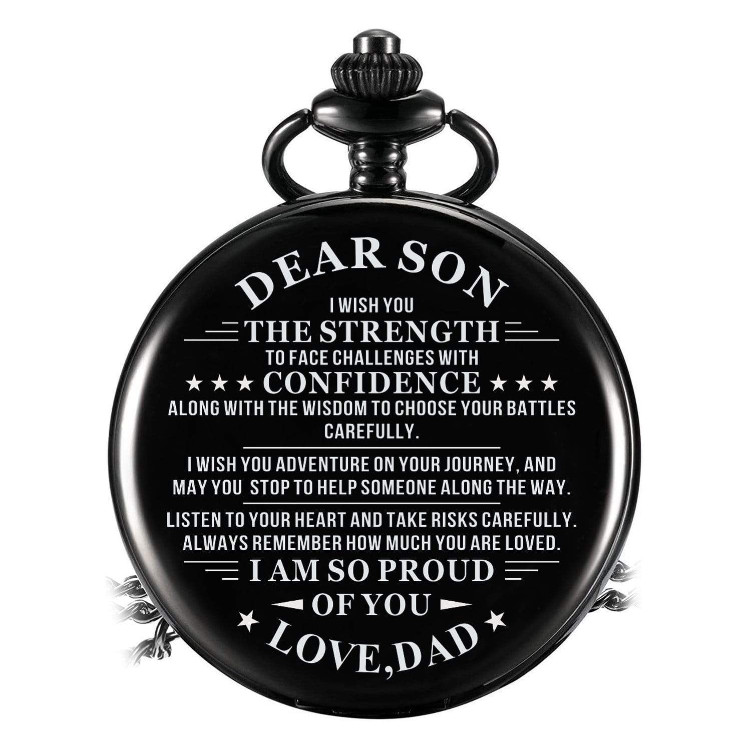Pocket Watches Dad To Son - I Am So Proud Of You Pocket Watch GiveMe-Gifts