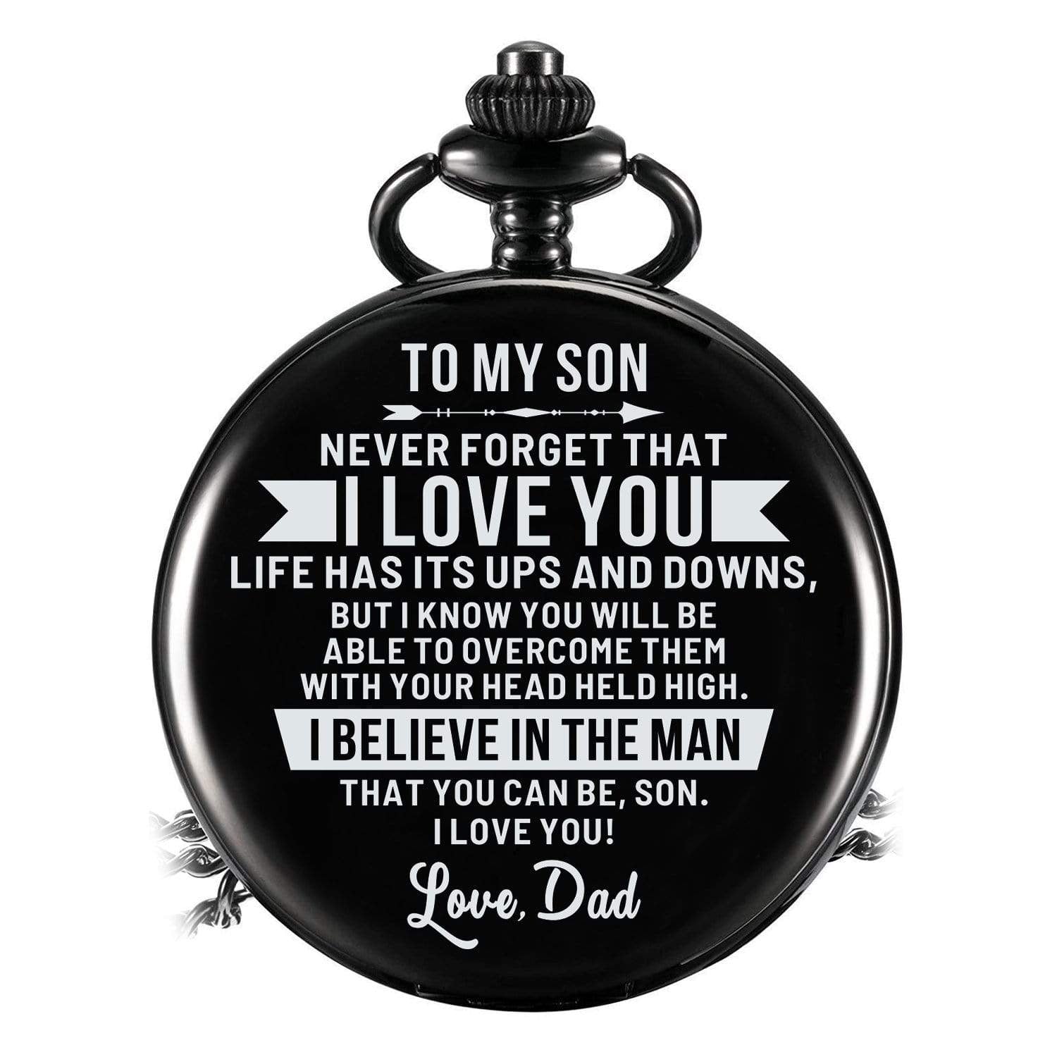 Pocket Watches Dad To Son - I Believe In The Man Pocket Watch GiveMe-Gifts