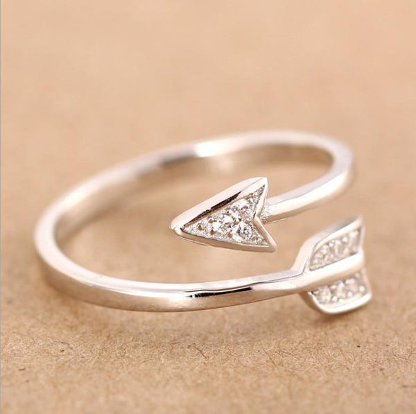Rings Arrow Crystal Resizable Ring GiveMe-Gifts